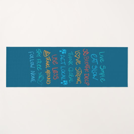 Live Simple 2 Yogamat (Voorkant (horizontaal))