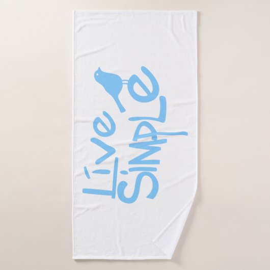 Live Simple Badhanddoek (Badhanddoek)