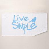 Live Simple Badhanddoek (Badhanddoek)