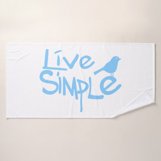 Live Simple Badhanddoek (Badhanddoek)