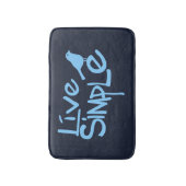 Live Simple Badmat (Voorkant Verticaal)