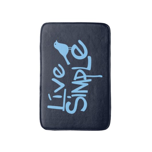 Live Simple Badmat (Voorkant Verticaal)