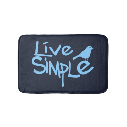 Live Simple Badmat (Voorkant)