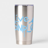 Live Simple Geïsoleerde Drinkbeker (Voorkant)