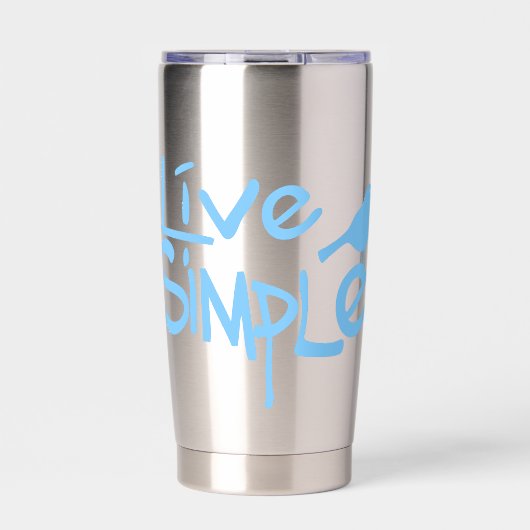 Live Simple Geïsoleerde Drinkbeker (Voorkant)