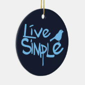 Live Simple Keramisch Ornament (Rechts)