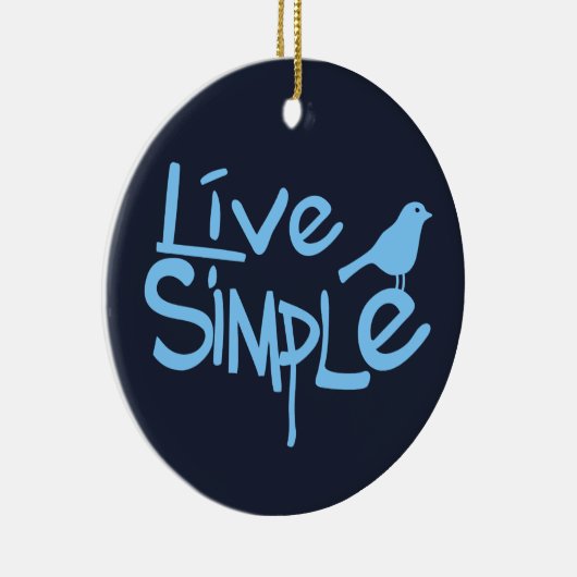 Live Simple Keramisch Ornament (Rechts)