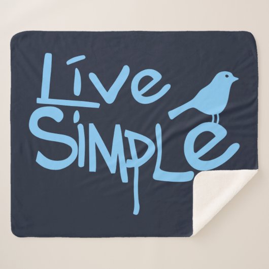 Live Simple Sherpa Deken (Voorkant (horizontaal))