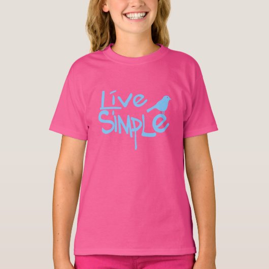Live Simple T-shirt (Voorkant)