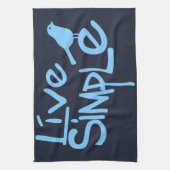 Live Simple Theedoek (Verticaal)