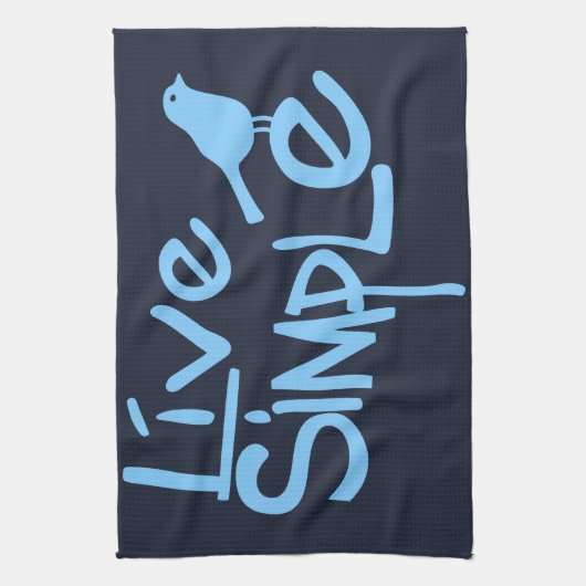 Live Simple Theedoek (Verticaal)