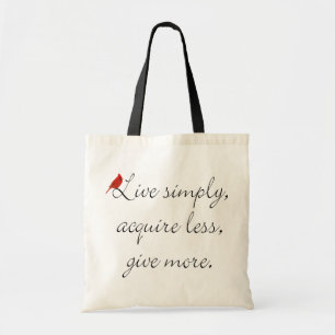 Live Simply Bag Tote Bag