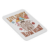 Live Simply, Bloom Wildly – Skeleton & Mushrooms Magneet (Rechterzijde)