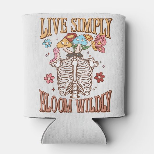 Live Simply, Bloom Willy Blikjeskoeler (Achterkant)