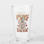 Live Simply, Bloom Willy Glas (Achterkant)