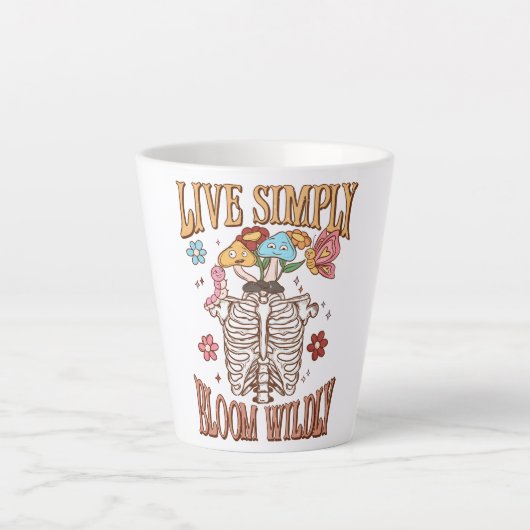 Live Simply, Bloom Willy Latte Mok (Voorkant)