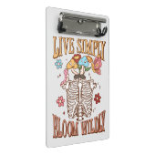 Live Simply, Bloom Willy Mini Klembord (Schuin)
