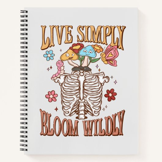 Live Simply, Bloom Willy Notitieboek (Voorkant)