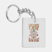 Live Simply, Bloom Willy Sleutelhanger (Voorkant Links)