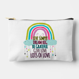 Live Simply Dream Big Wees dankbaar Geef liefde Etui