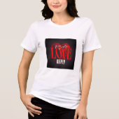 Live Simply, Love Deeply T-shirt (Voorkant)
