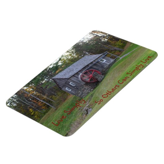 Live Simply Old Mill Magneet (Linkerzijde)