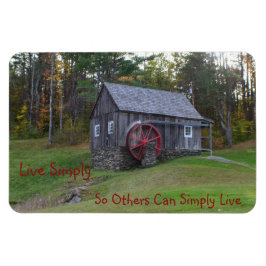 Live Simply Old Mill Magneet