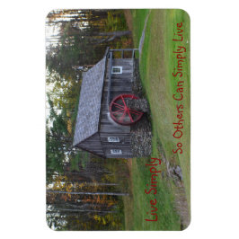 Live Simply Old Mill Magneet