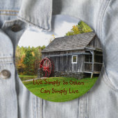 Live Simply Old Mill Ronde Button 6,0 Cm (In situ)