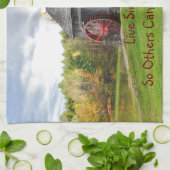 Live Simply Old Mill Theedoek (Gevouwen)