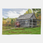 Live Simply Old Mill Theedoek (Horizontaal)