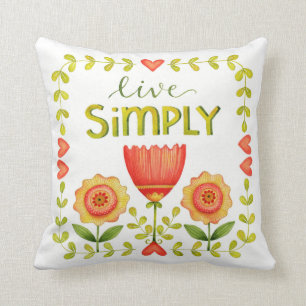 Live Simply ・ Pillow ・ Word Series Kussen
