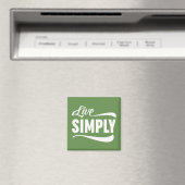 Live Simply Typografie Magneet (Insitu (Vaatwasser))