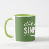 Live Simply Typografie Mok (Links)