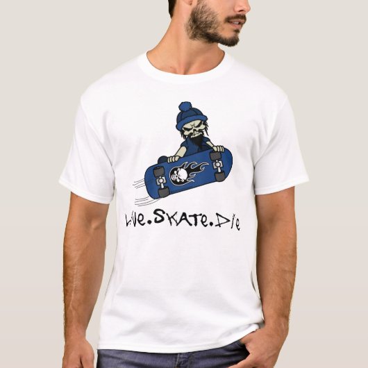 Live Skate Die T-Shirt (Voorkant)