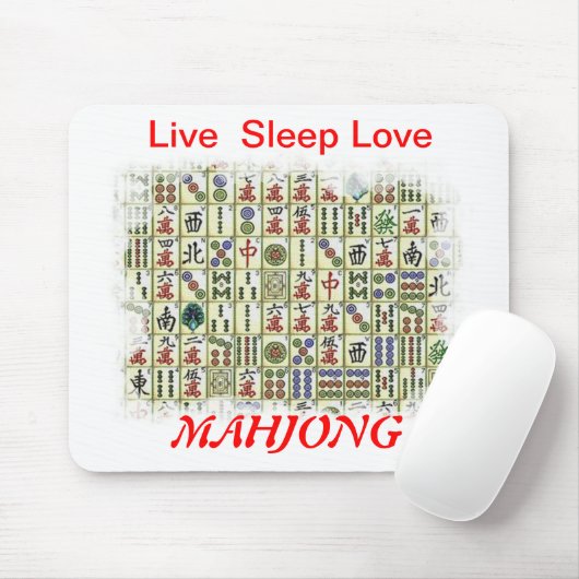 live slaapliefde, Mahjong Muismat (Met muis)