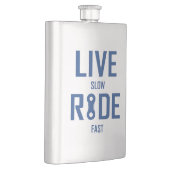 Live Slow Ride Fast Cycling Flacon (Rechts)