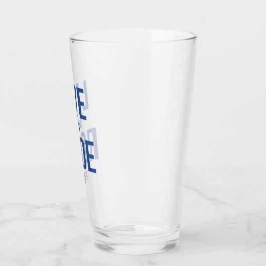 Live Slow Ride Fast Cycling Glas (Links)