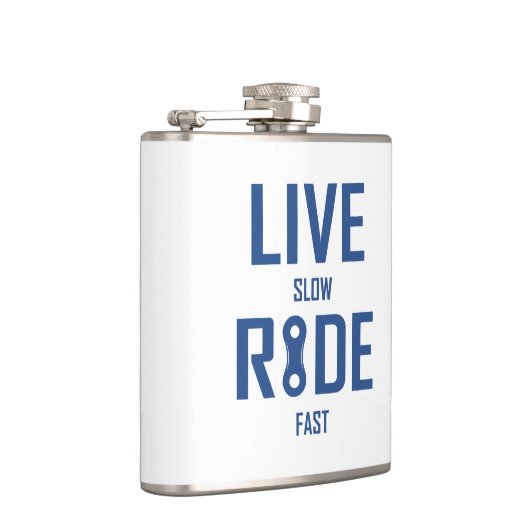 Live Slow Ride Fast Cycling Heupfles (Rechts)