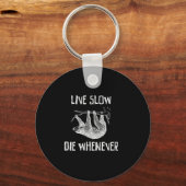 Live Slow Sleutelhanger (Voorkant)