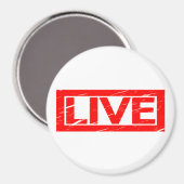 Live Stempel Magneet (Voorkant / Achterkant)