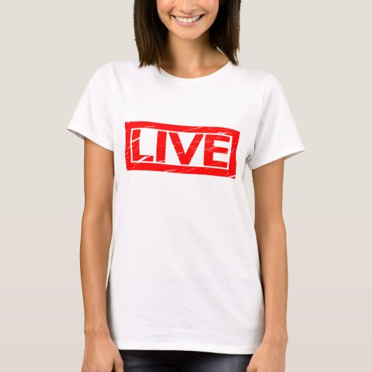 Live Stempel T-shirt (Voorkant)