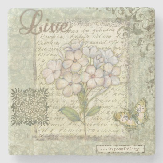 Live Stenen Onderzetter (Voorkant)