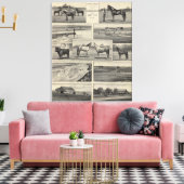 Live Stock in Kansas Canvas Afdruk (Insitu (Woonkamer))