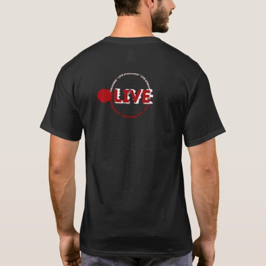 Live Streaming Shirt (Achterkant)