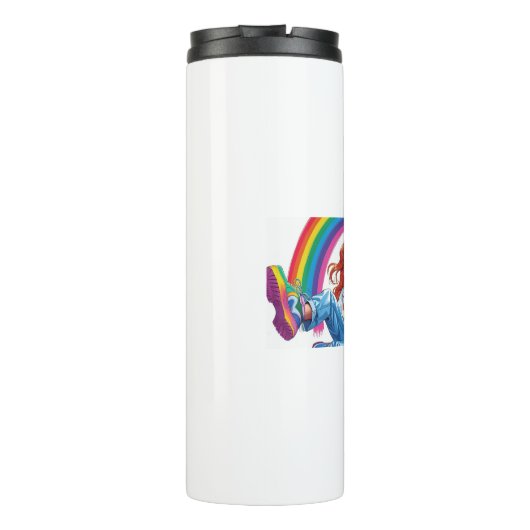 Live the Vibe Girl Thermosbeker (Achterkant)