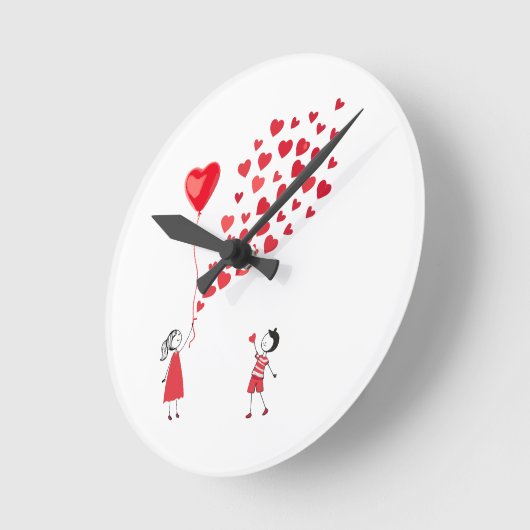 Live theme clock  ronde klok (Hoek)