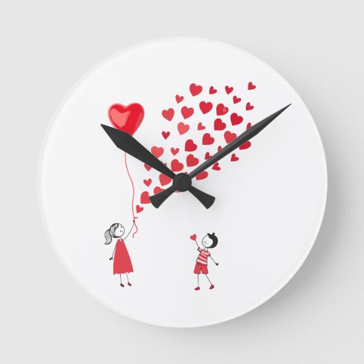 Live theme clock  ronde klok (Voorkant)