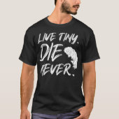Live Tiny Die Nooit Water Beer Facts Tardigrade Sc T-shirt (Voorkant)