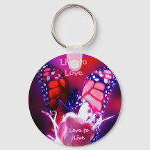 Live to Love Key Ring - Gepersonaliseerd